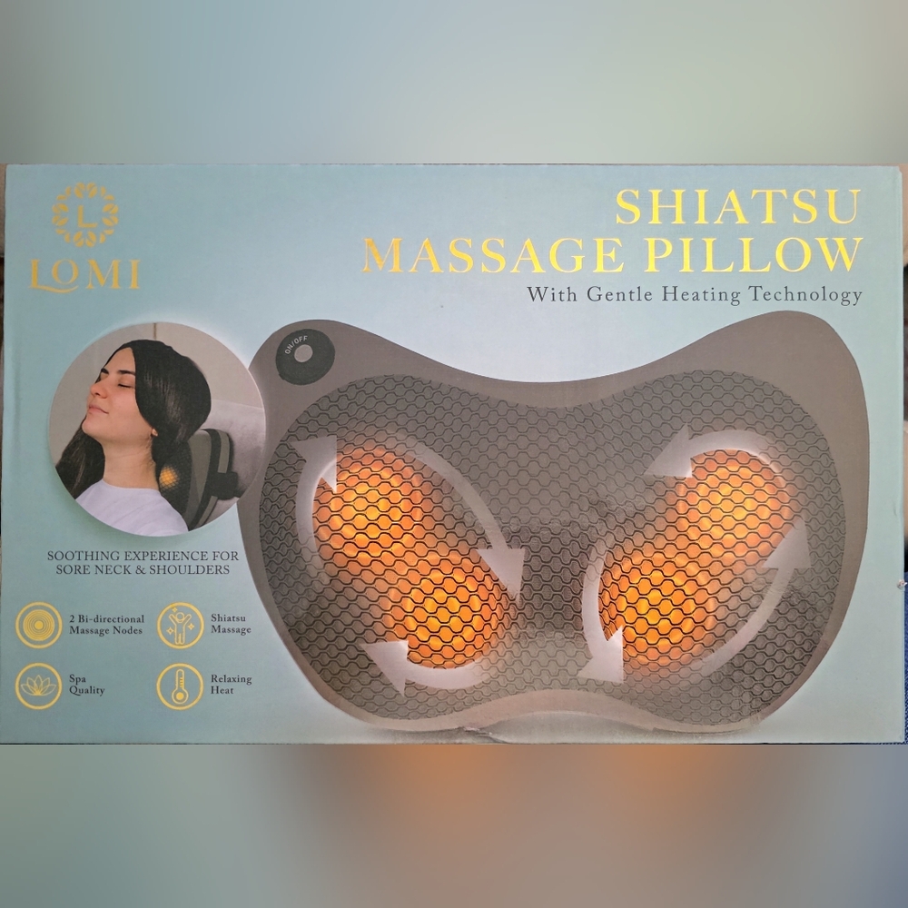 Lomi Shiatsu Massage Pillow with Heating